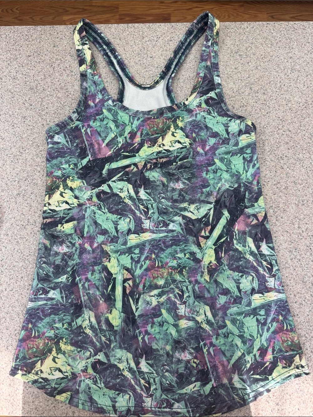 Lululemon Studio Racerback Printed Tank Top Iridescent Multicolor